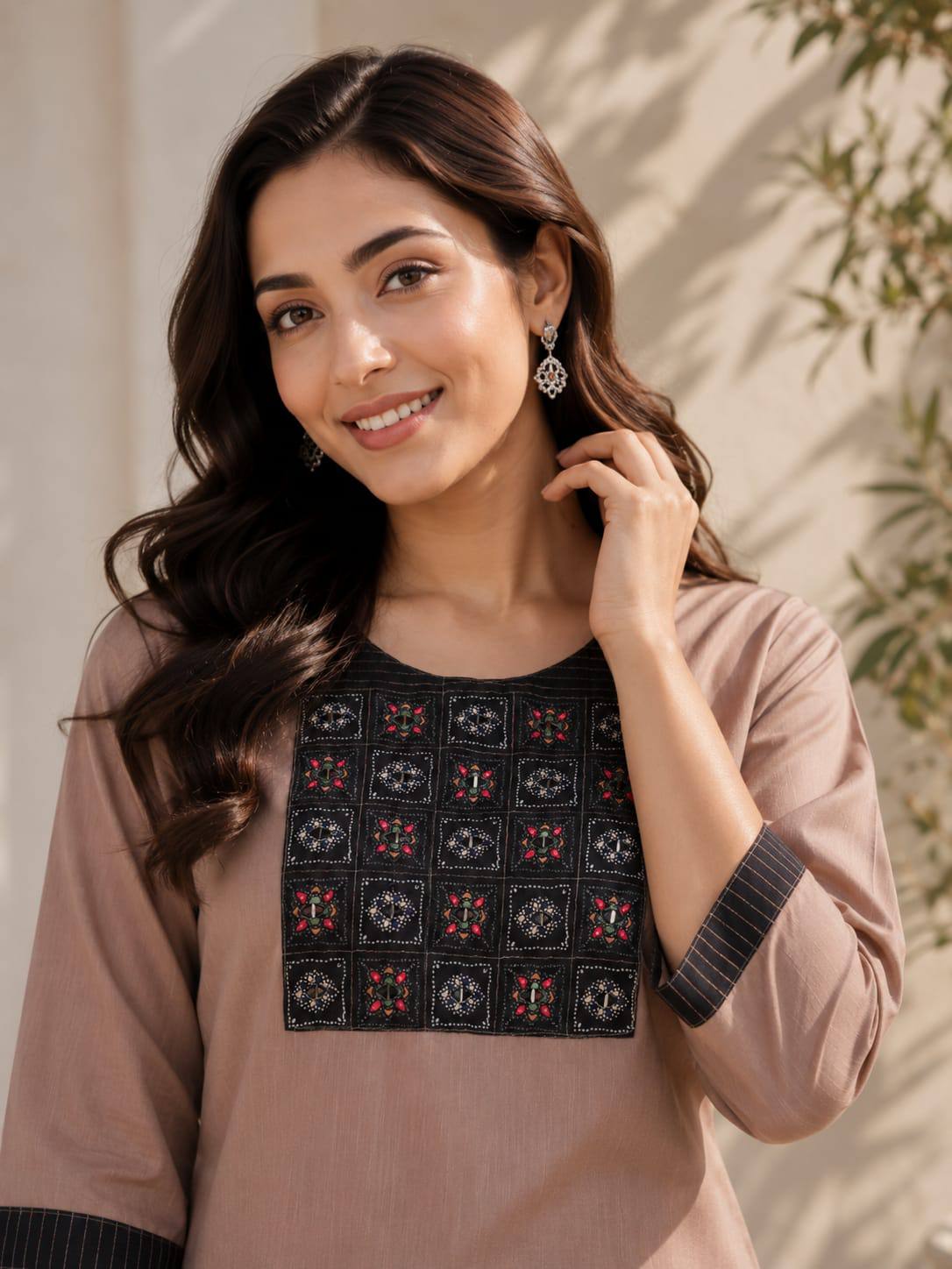 Apolyte Women's Premium Slub Cotton Kurta Palazzo Set | Daily, Office & Casual Wear