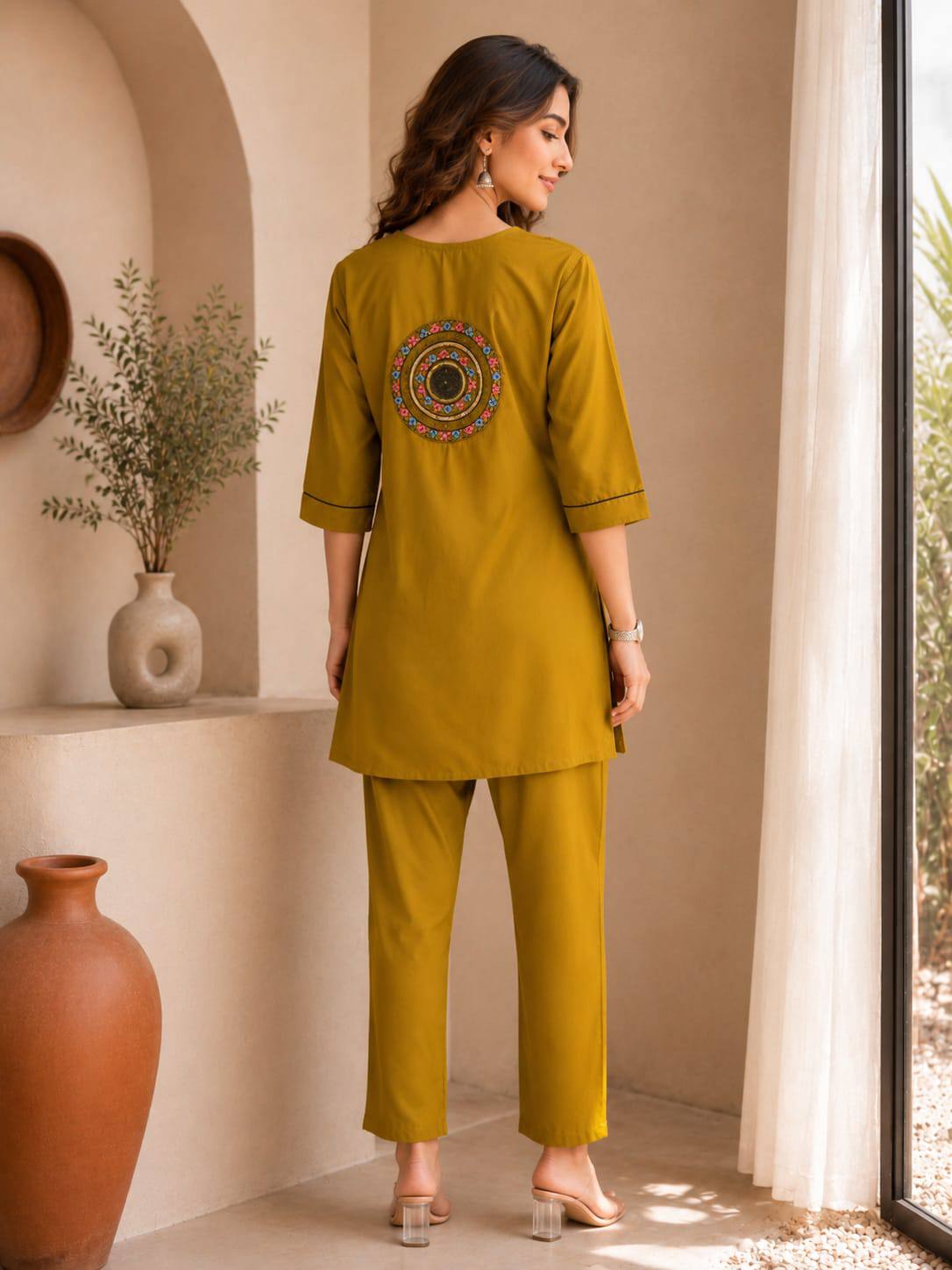 Apolyte Women's Premium Rayon Kurta Palazzo Set | Casual, Office & Daily Wear