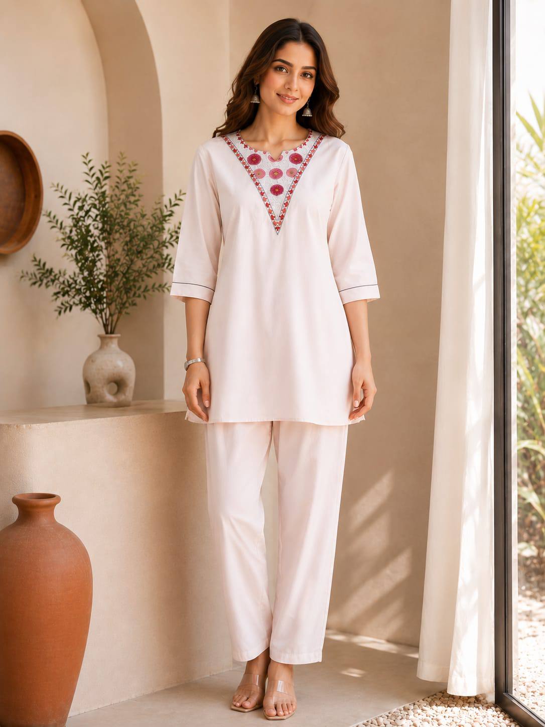 Apolyte Women's Premium Rayon Kurta Palazzo Set | Casual, Office & Daily Wear