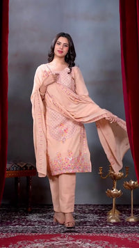 ADIDAS | FESTIVAL SPECIAL DESIGNER HEAVY EMBROIDERY SEQUENCE WORK TOP PENT WITH DUPATTA SET