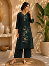 related-Apolyte Women's Sea Monster Premium 60x60 Cotton Kurta Palazzo Set | Daily, Office & Casual Wear