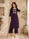related-Apolyte Women's Premium 60x60 Cotton Kurta Palazzo Set | Daily, Office & Casual Wear