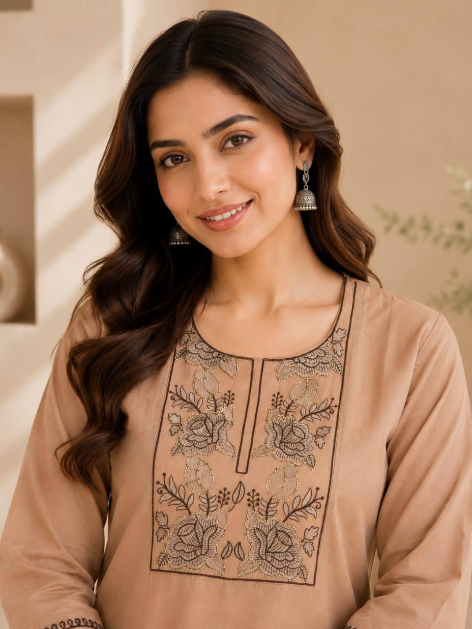 Apolyte Women's Premium 60x60 Cotton Kurta Palazzo Set | Daily, Office & Casual Wear