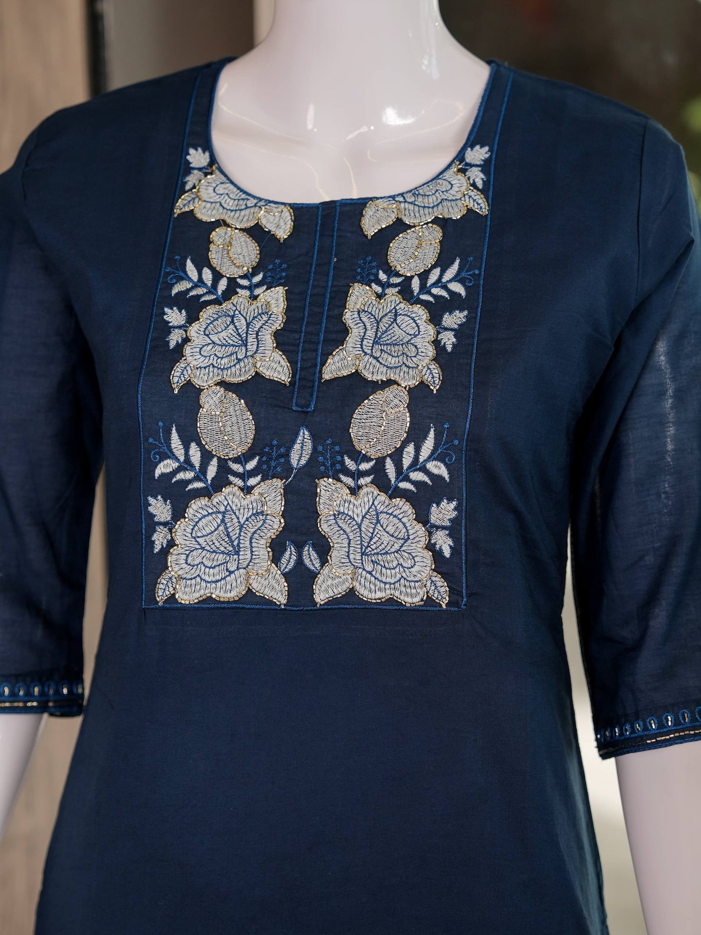 Apolyte Women's Premium 60x60 Cotton Kurta Palazzo Set | Daily, Office & Casual Wear