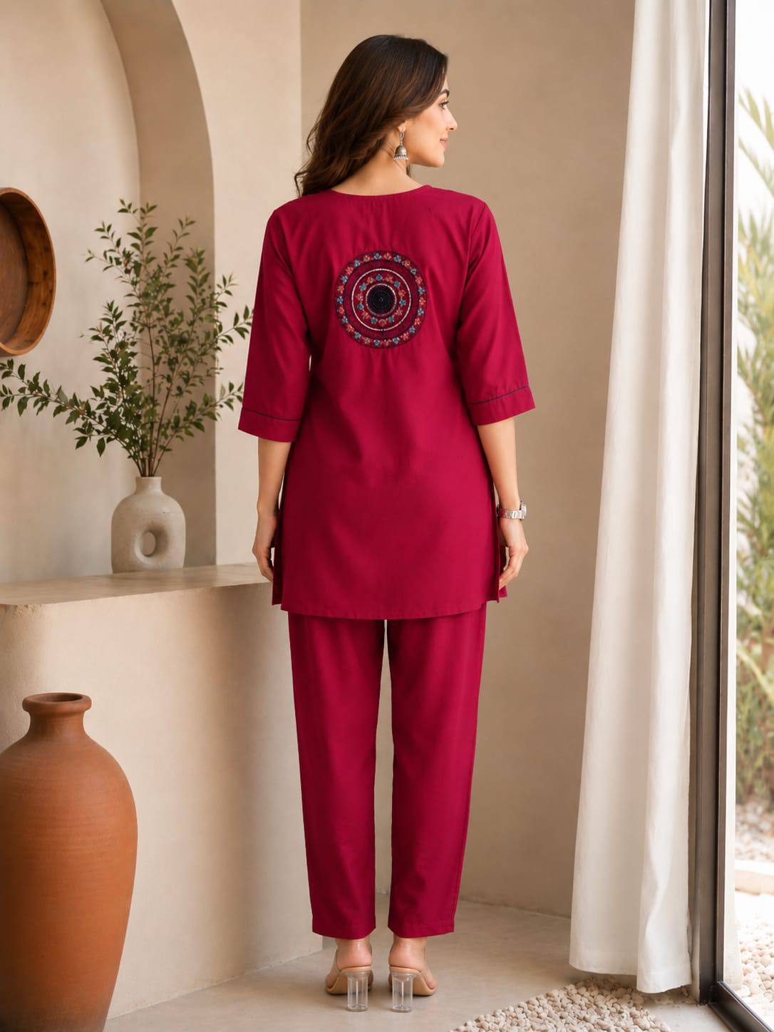 Apolyte Women's Premium Rayon Kurta Palazzo Set | Casual, Office & Daily Wear